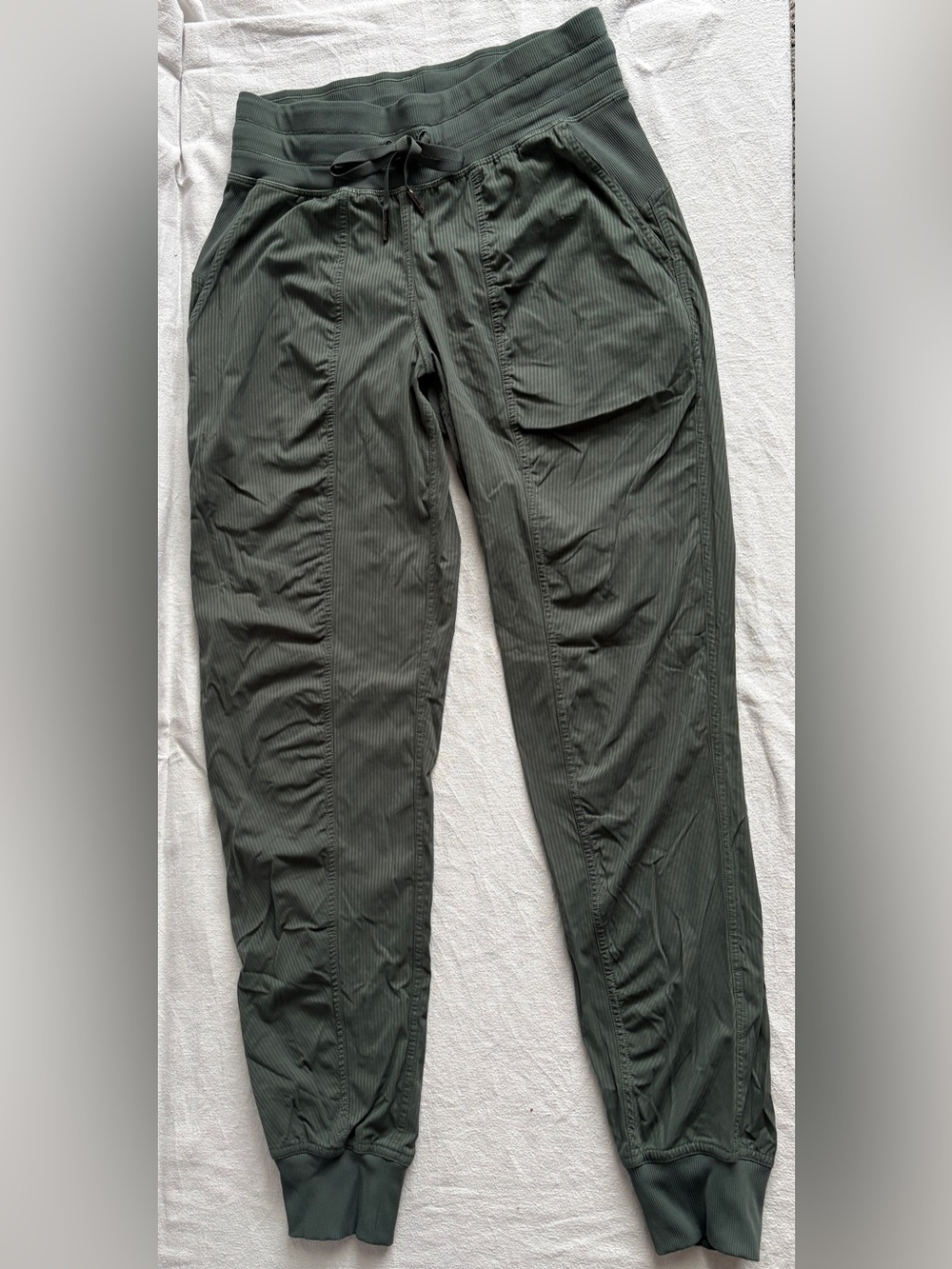 Lululemon Dance Studio Mid Rise Jogger Full Length Army Green
